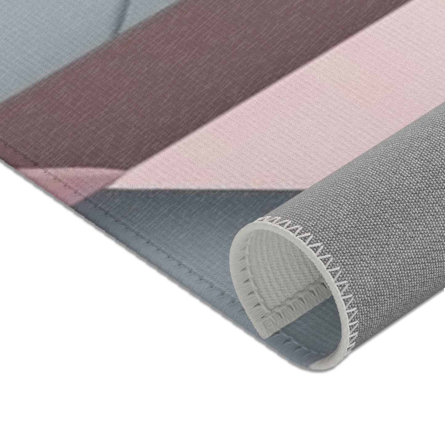 “Steps of Grace” Geometric Area Rug