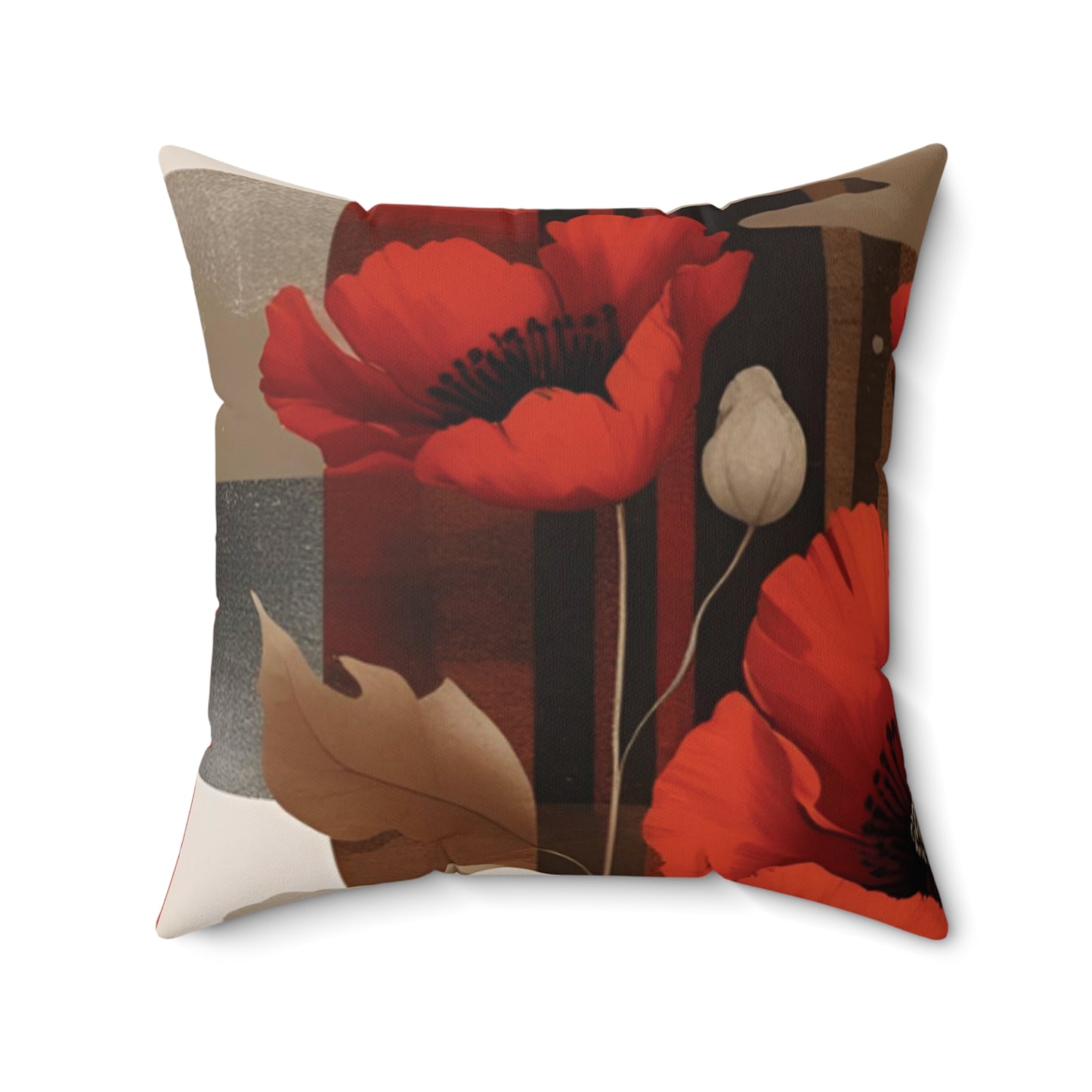Bloom Boldly – Faux Suede Throw Pillow
