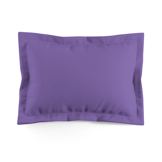 Purple pillow on a white background
