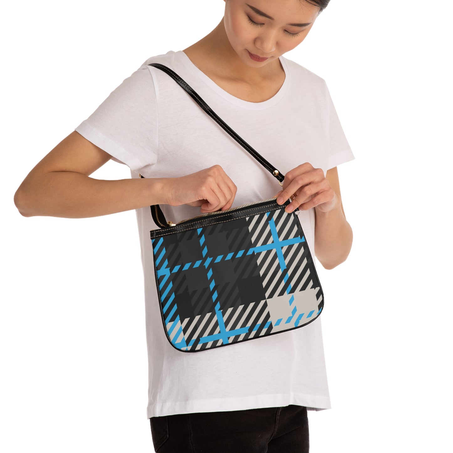 Frozen Echo Small Shoulder Bag – A Bold Walk of Grace