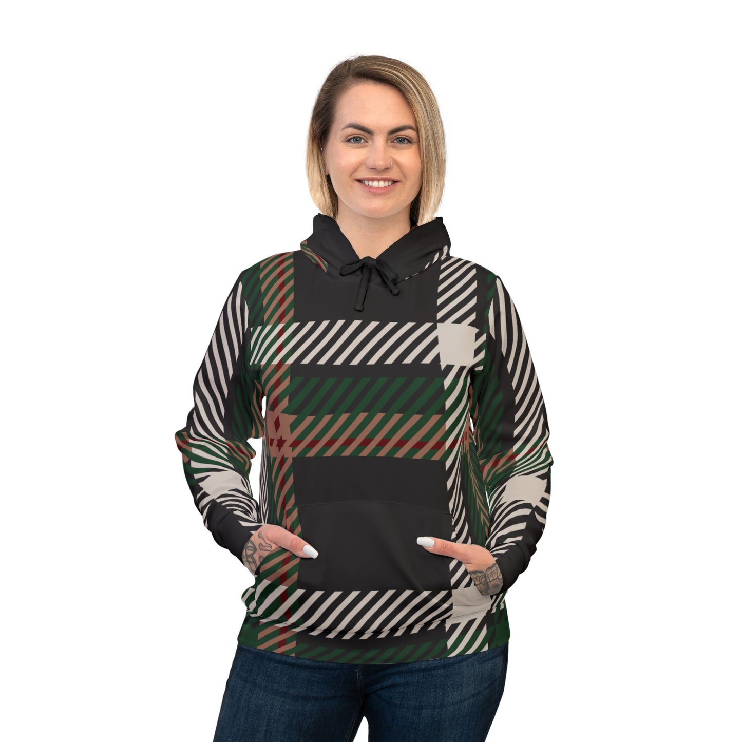 Faithful Tartan Unisex Hoodie – Luxe Street Edition