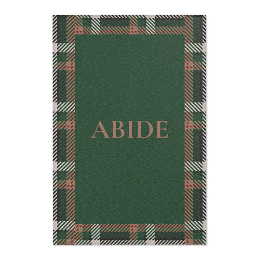 Abide Rug – Evergreen & Plaid