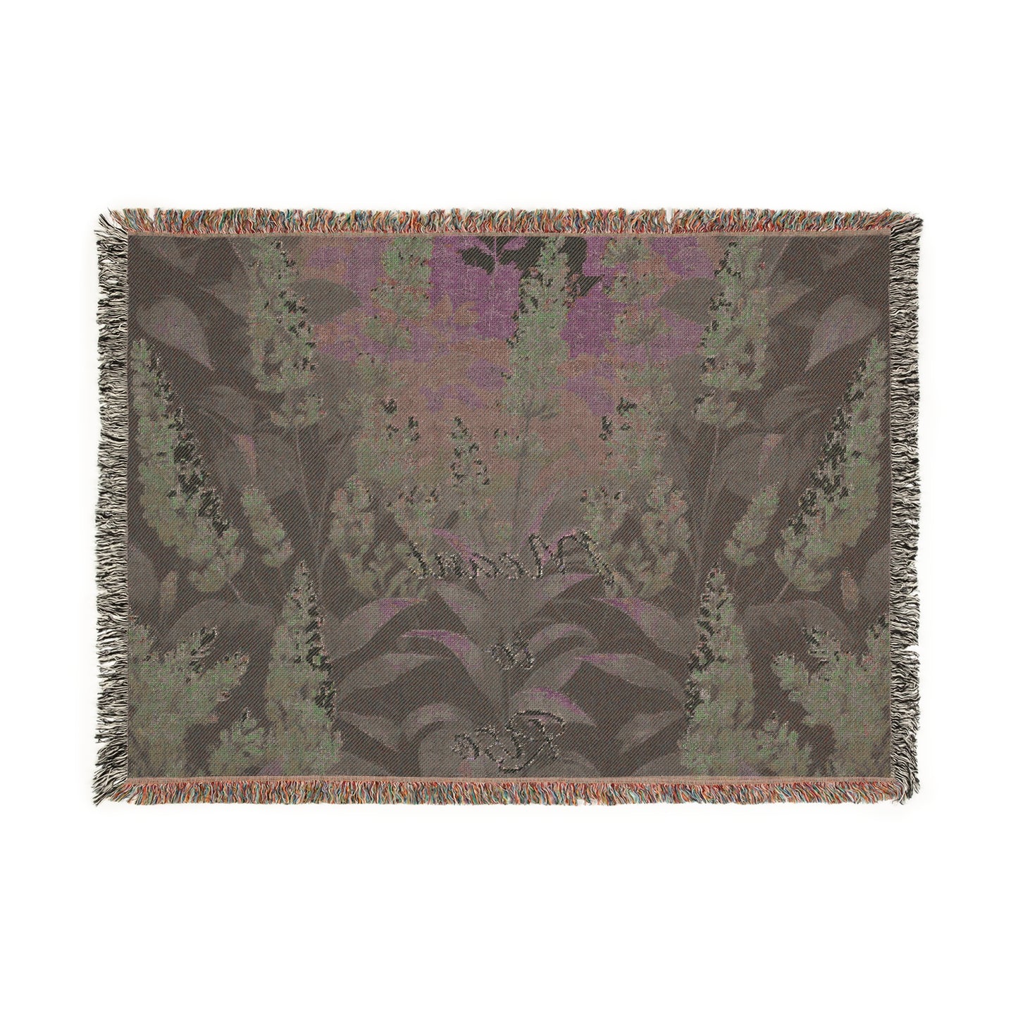 Meant to Rise – Lavender Garden Woven Throw