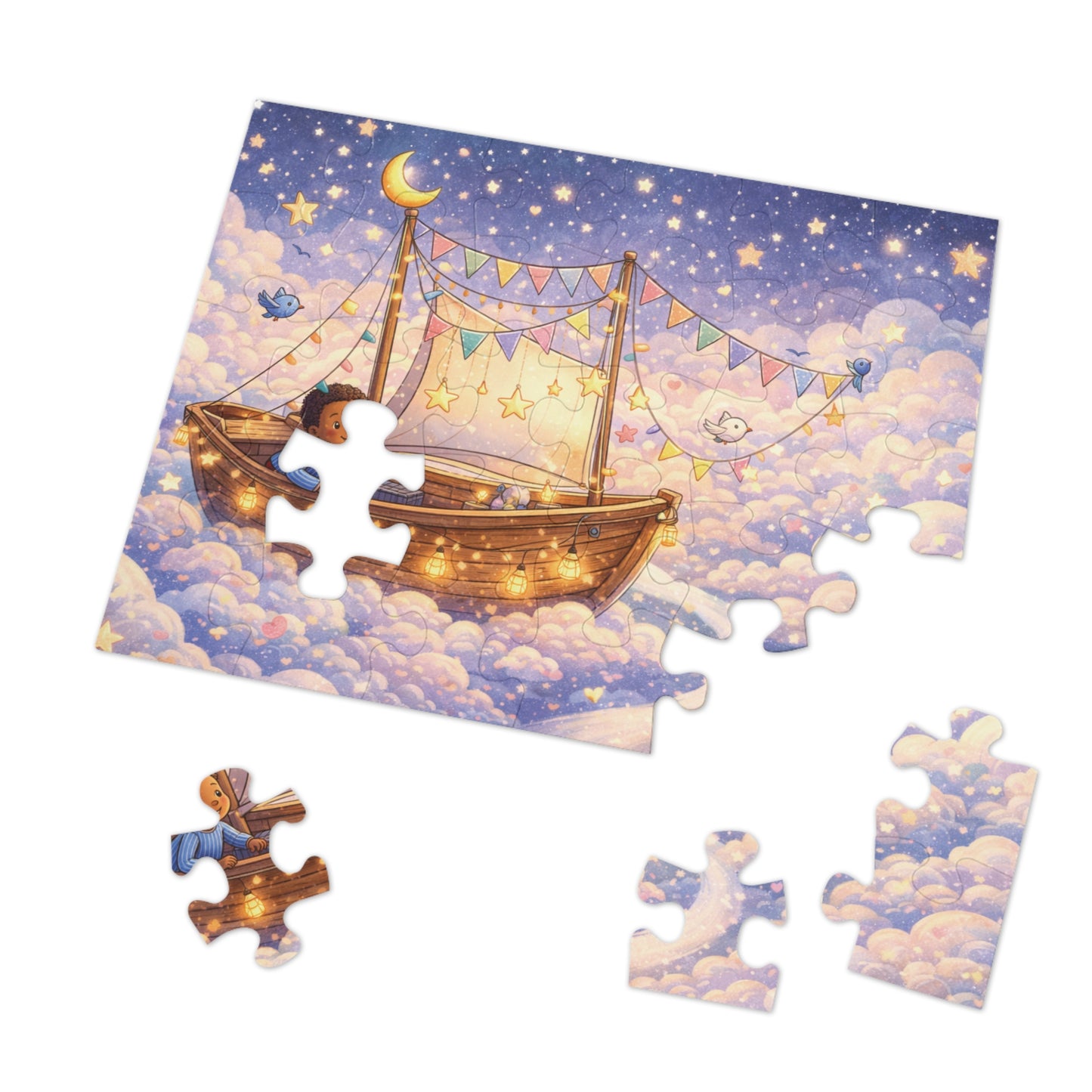 Sky Boat Adventure Kids Puzzle