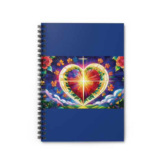 "Heart of Light" Spiral Notebook – Faith & Inspiration Journal