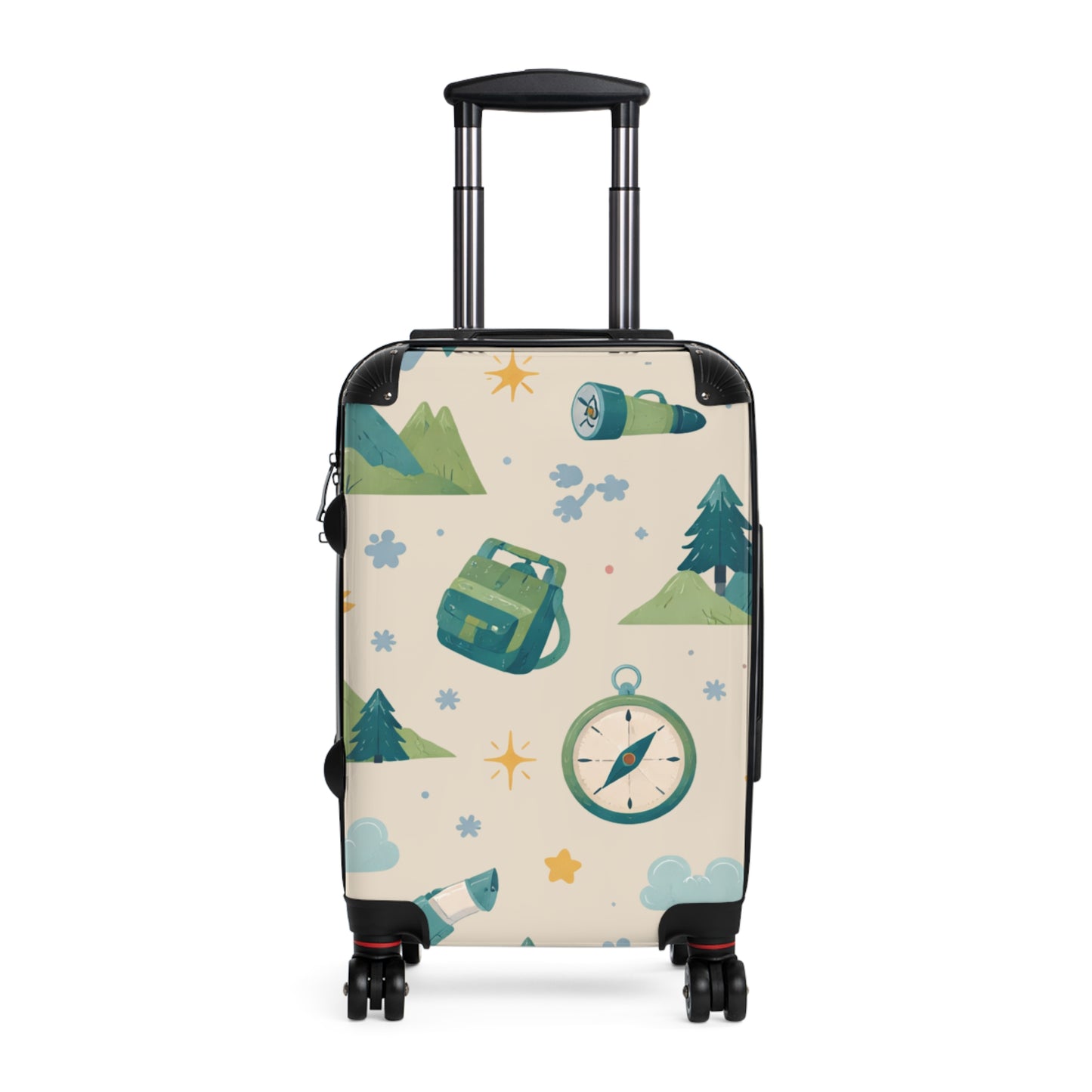 Brave Little Explorer Kids Carry-On Luggage – Soft Sand Adventure Print