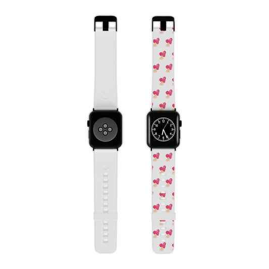 Hearts in Motion – Blush Smartwatch Band for Apple Watch