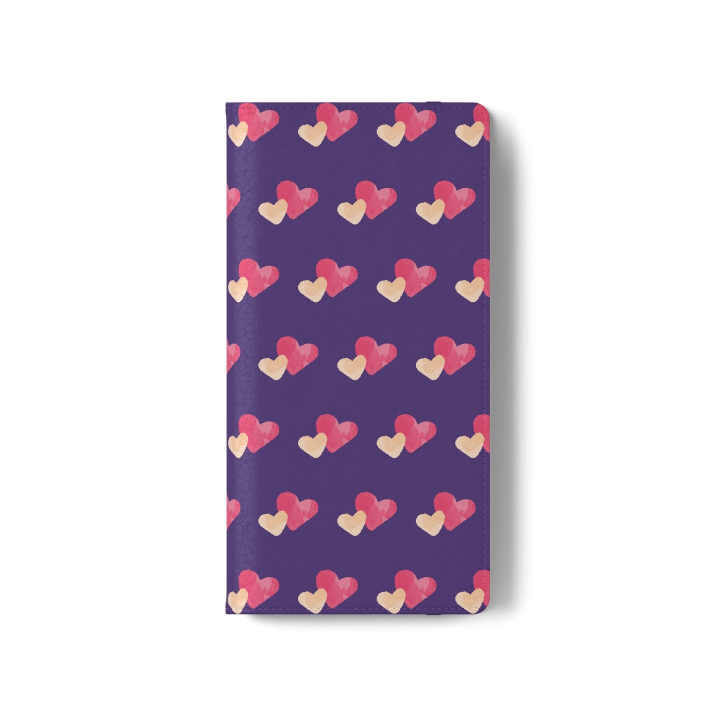 "Faith-Filled Hearts | Flip Phone Case – Purple"