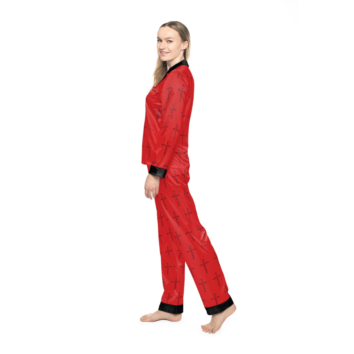 Covered in Crimson – Women’s Pajama Set