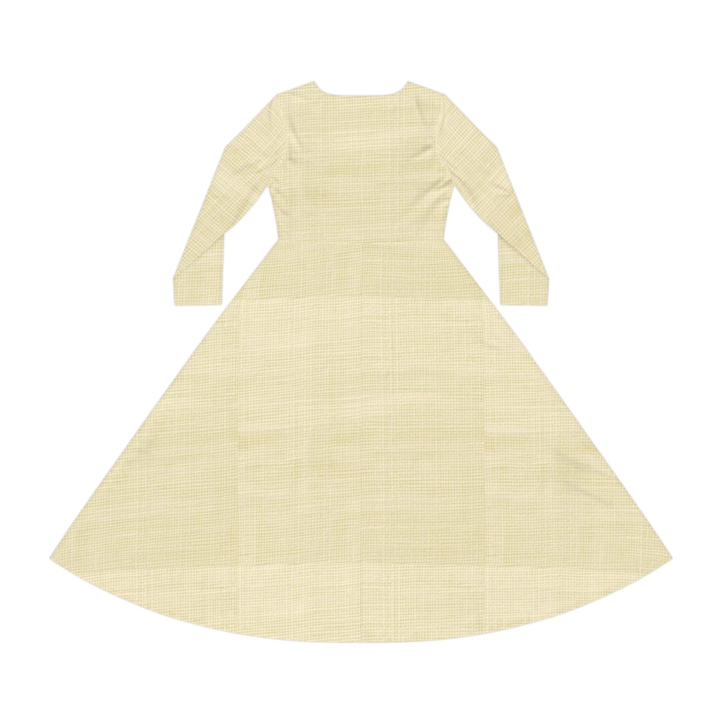 Bread of Life – Butter Muslin Print Long-Sleeve Midi Dress