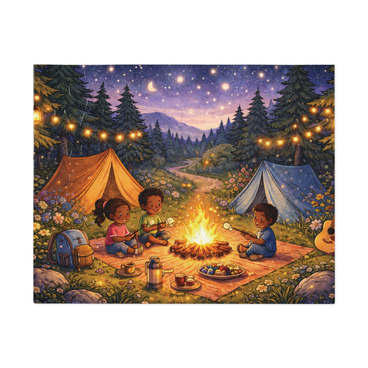 Campfire Under the Stars Kids Puzzle
