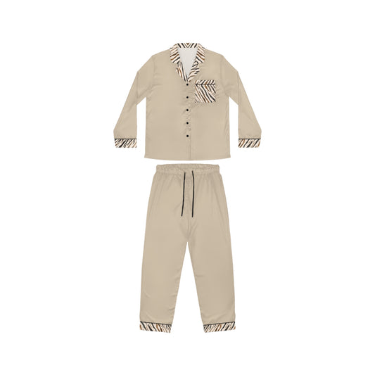 Silent Stride – Women’s Pajama Set (Stone Beige)