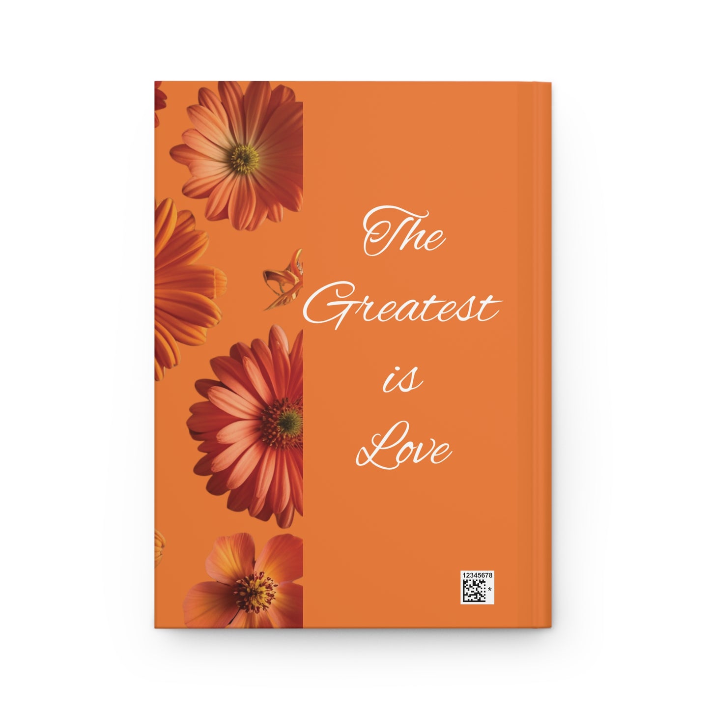 Faith Hope Love – Radiant Sunset Floral Hardcover Journal