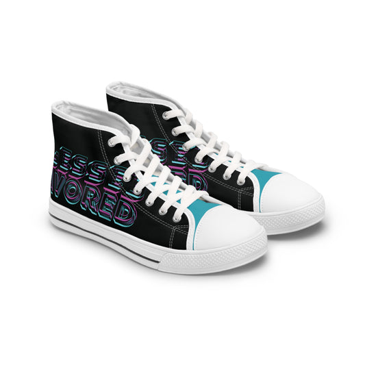 Blessed & Favored High-Top Sneakers – Neon Faith Edition