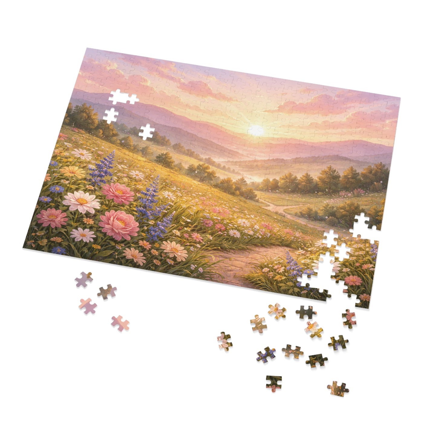 Dawn Over the Hills Puzzle