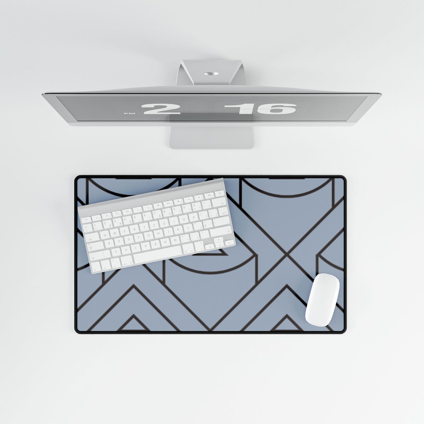 Celestial Ground Desk Mat — Modern Large Mousepad Desk Pad