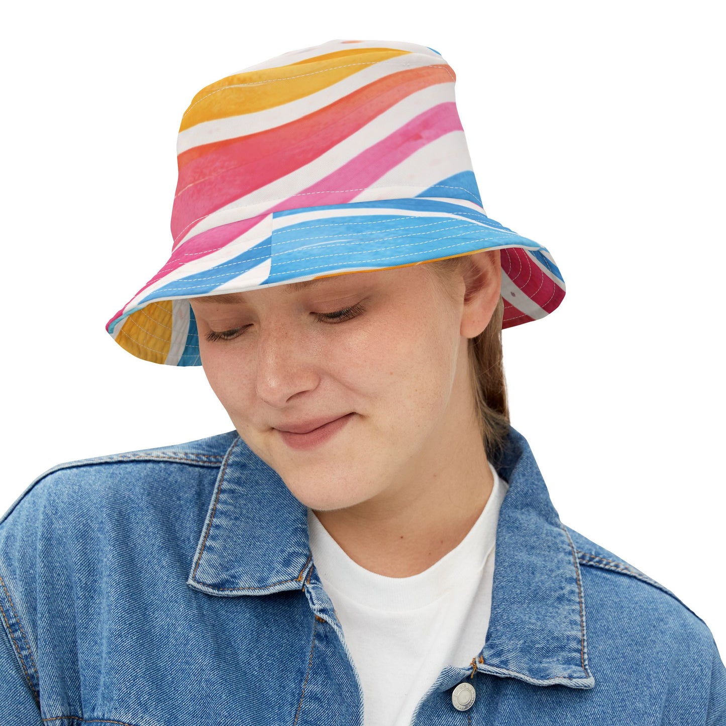 Sunburst Stripe Bucket Hat
