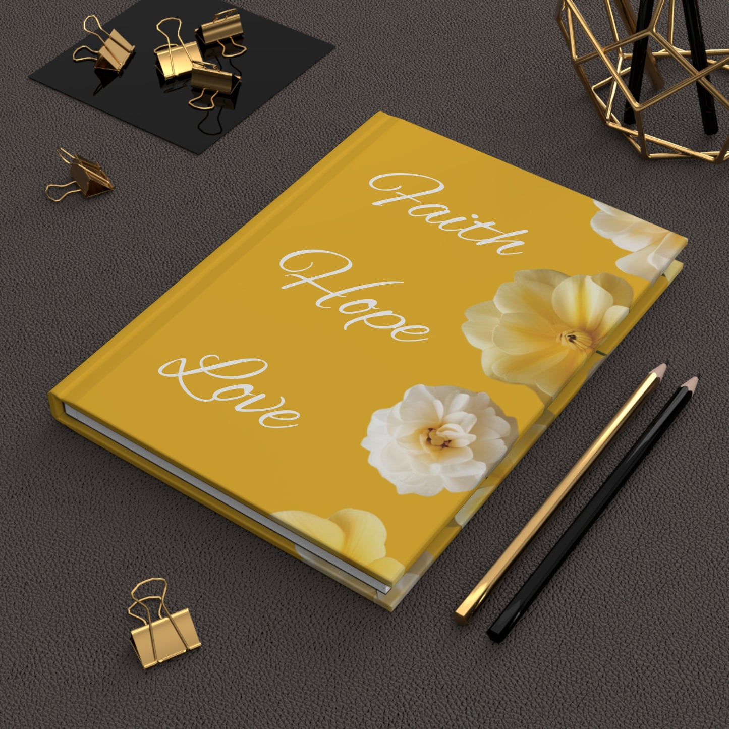 Faith, Hope, Love – Golden Bloom Journal