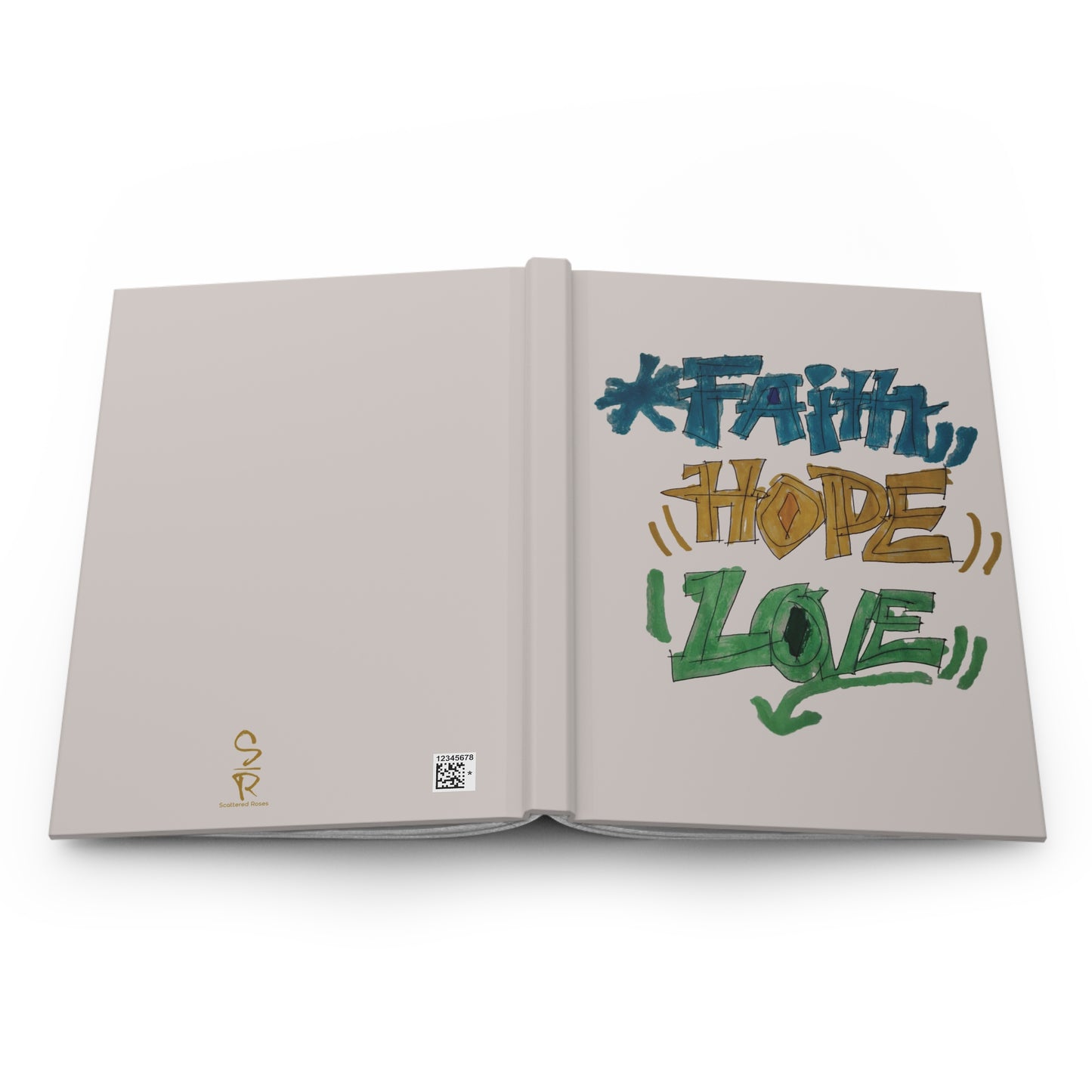 Faith Hope Love Journal – Sand Stone Cover