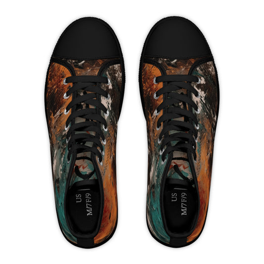 Fiery Grace High-Top Sneakers