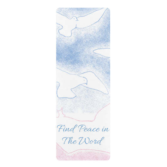 Find Peace in The Word Exercise Mat