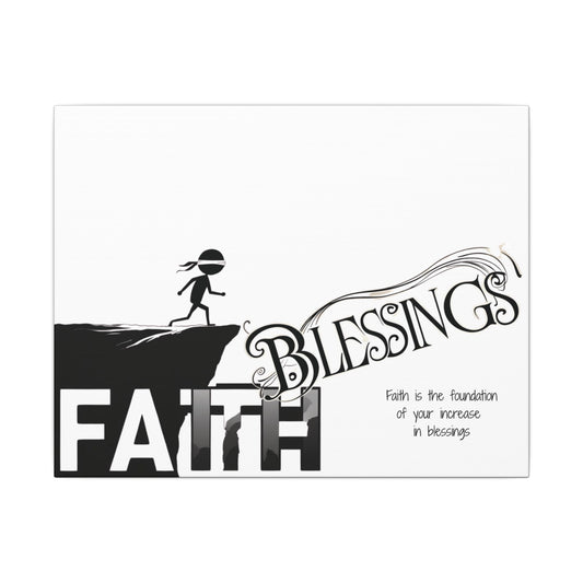 Faith Bridge to Blessings – Canvas Wall Art