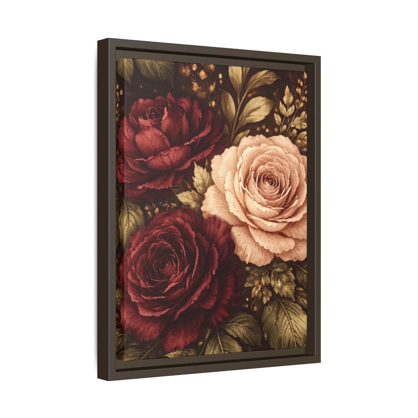 Abundance Tapestry Luxe Floral Framed Canvas