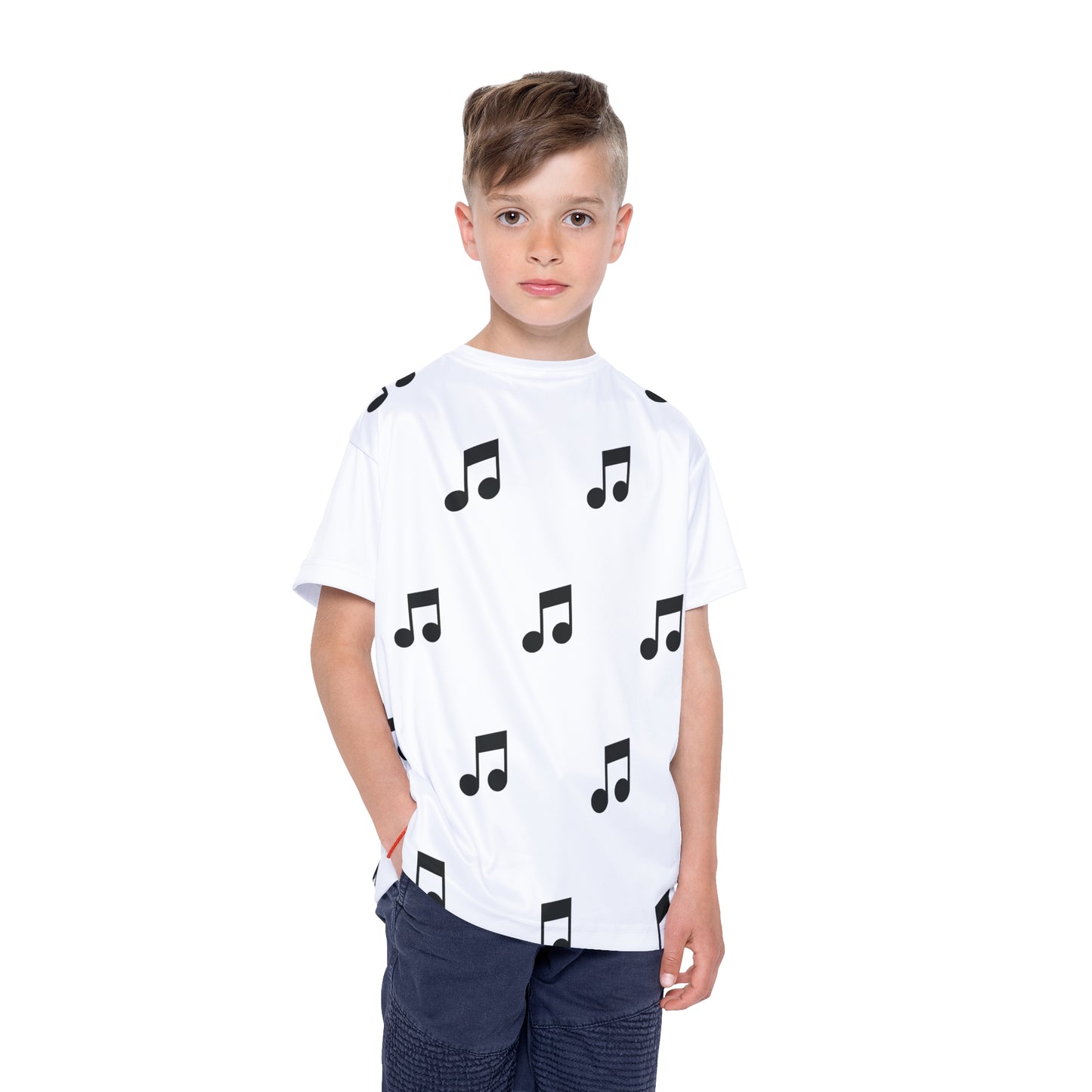 Praise Notes Tee, Youth Sports Apparel, Fun Team Shirt, Unique Gift for Young Athletes, Colorful [...]