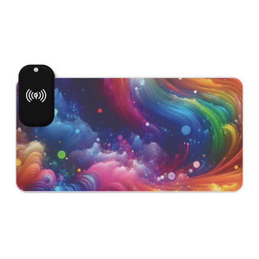 Heavenly Spectrum LED Desk Mat – Light Up Your Purpose