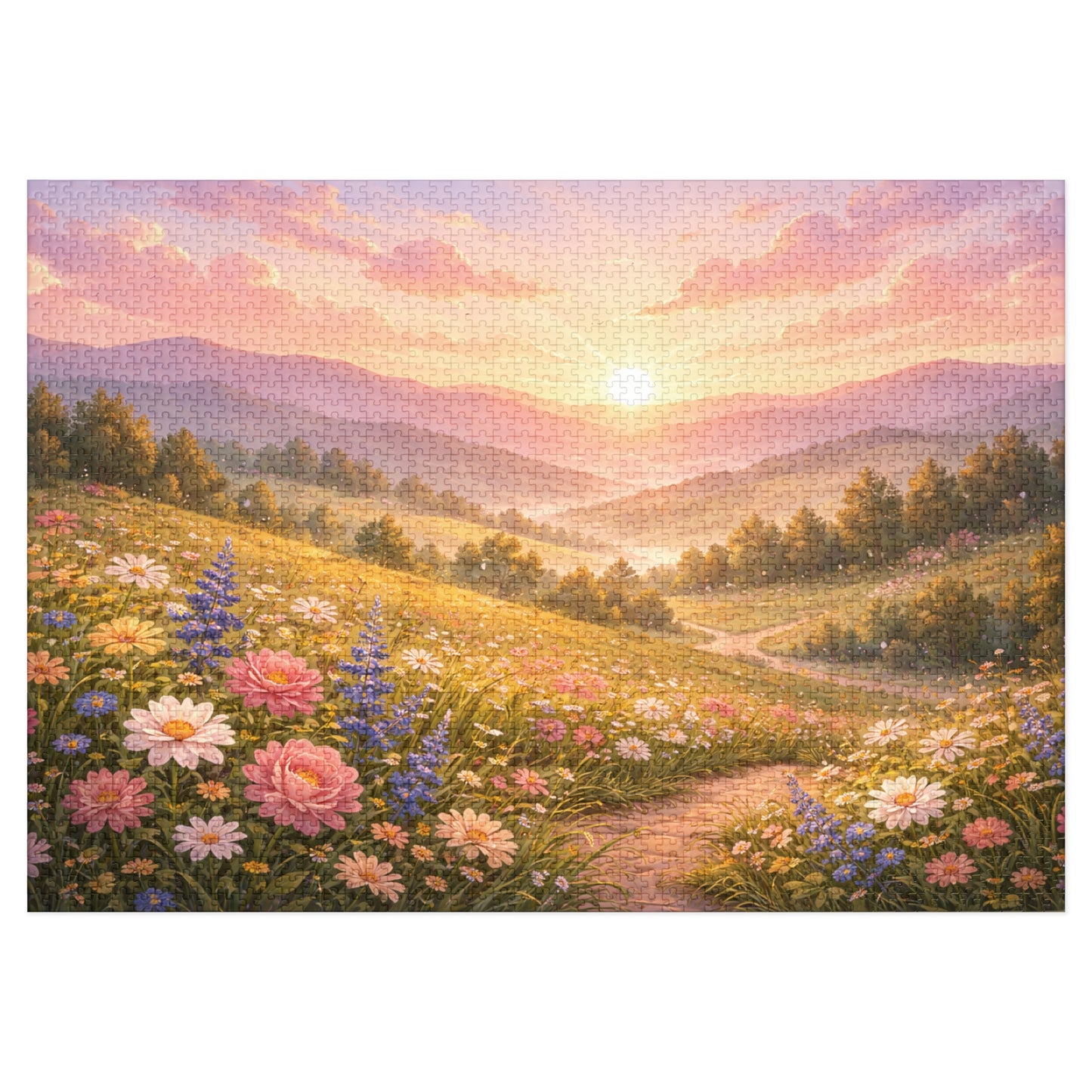 Dawn Over the Hills Puzzle