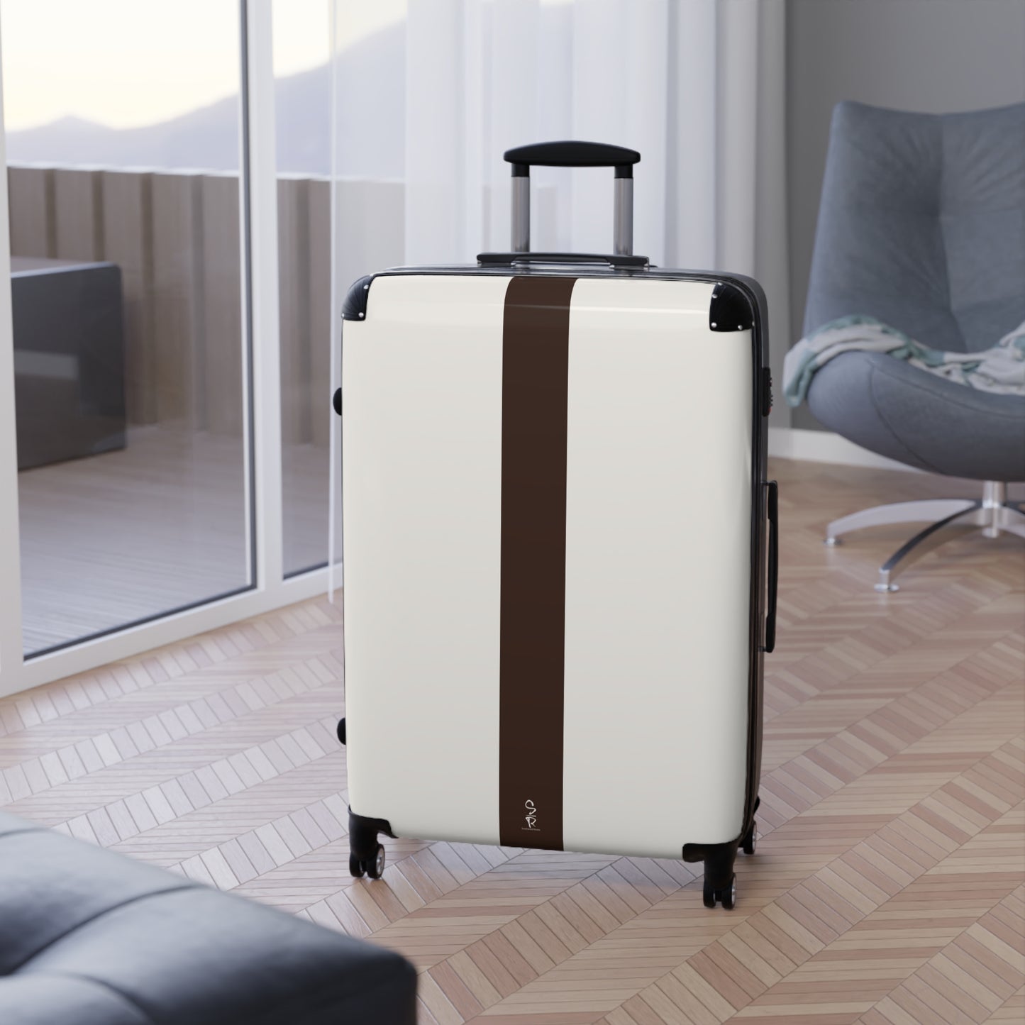 Grounded Passage Carry-On Luggage – Espresso + Cloud Dancer