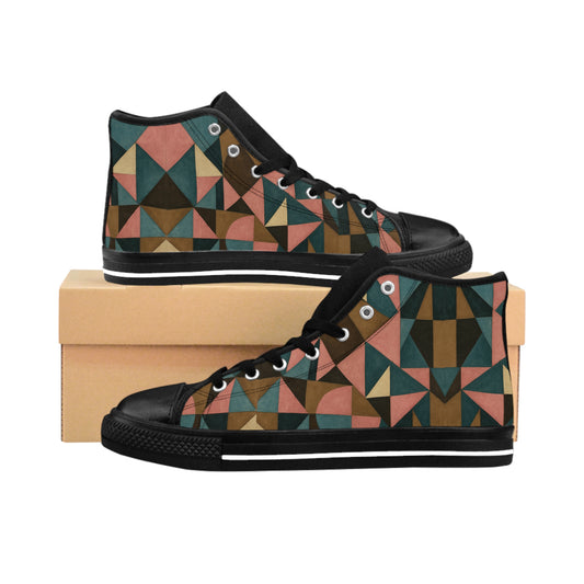 Pieces in Place High-Top Sneakers – Walk Bold, Stay Grounded
