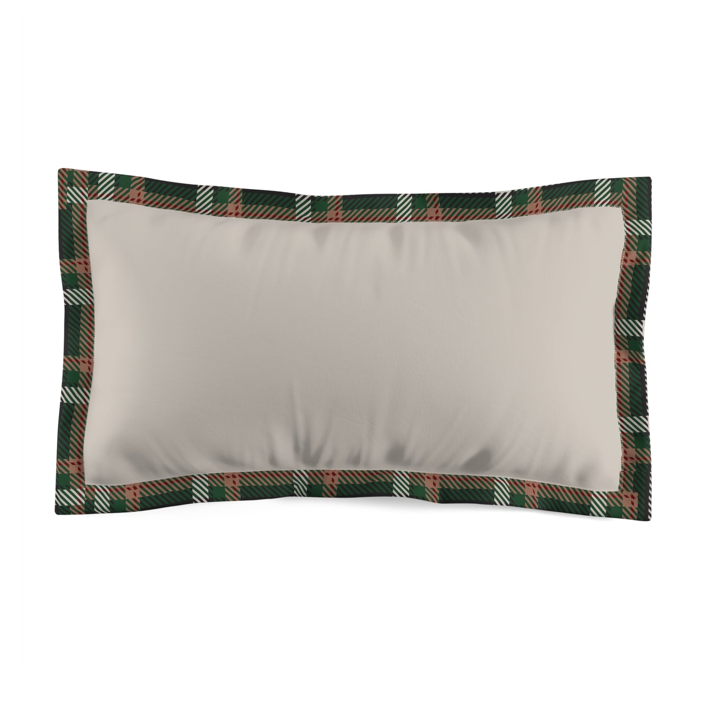 Faithful Tartan Pillow Sham – Stone Rest, Framed in Legacy