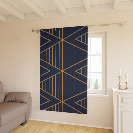 Midnight Luxe: Prophetic Vision Curtain Panel