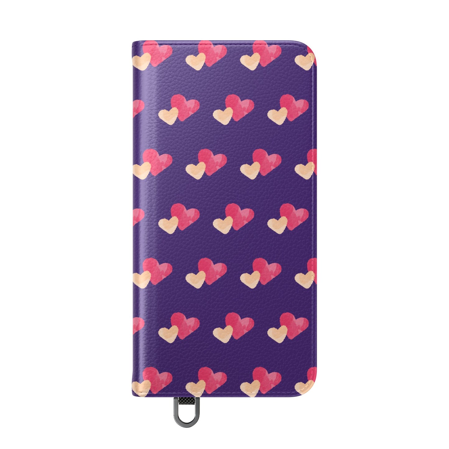 "Faith-Filled Hearts | Flip Phone Case – Purple"