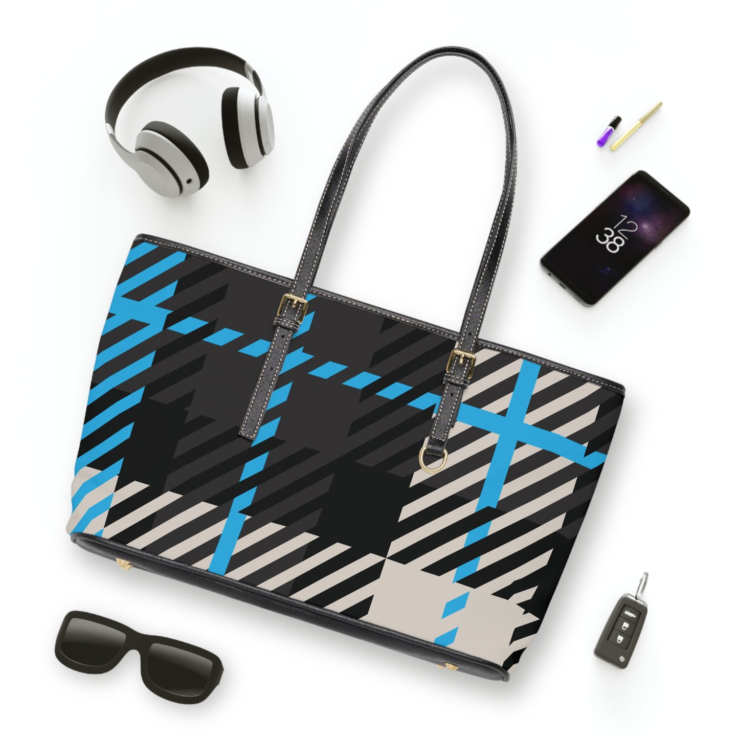 Frozen Echo Luxe Tote – Bold Belonging in Every Step