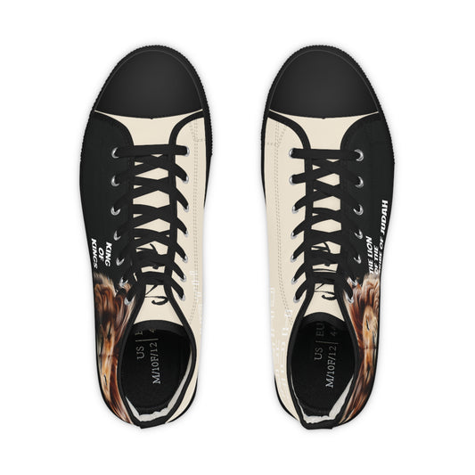 Lion of Judah High-Top Sneakers – Hope in Christ Edition