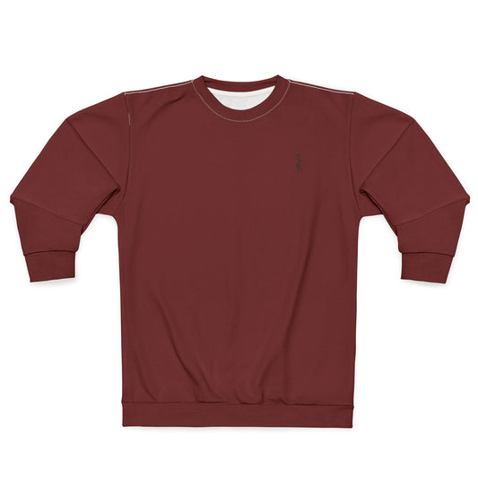 Faithful Tartan Solid Sweatshirt – Oxblood | Whispers of Winter Collection