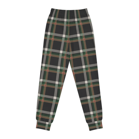 Faithful Tartan Youth Joggers – Grounded in Grace, Made to Move