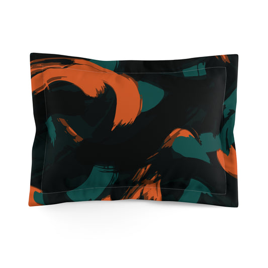 Urban Ember – Abstract Pillow Sham (Standard & King)