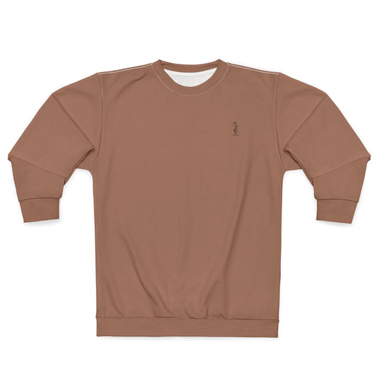 Faithful Tartan Solid Sweatshirt – Mocha Mousse | Whispers of Winter Collection