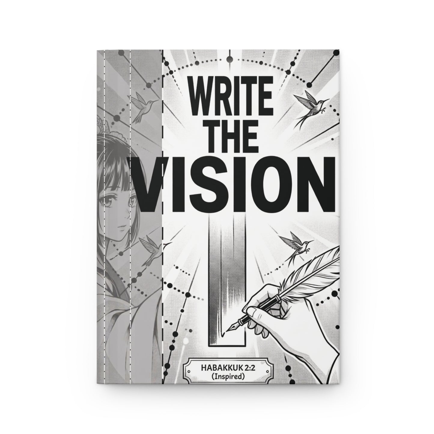 "Write the Vision" Hardcover Journal – Habakkuk 2:2 Inspired