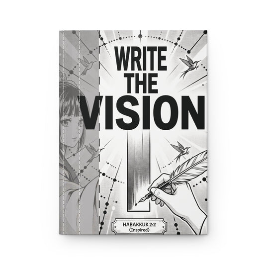 "Write the Vision" Hardcover Journal – Habakkuk 2:2 Inspired