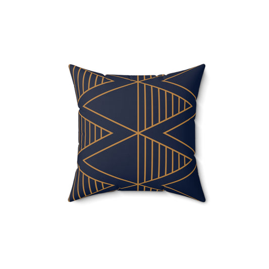 Midnight Luxe X-Line Throw Pillow