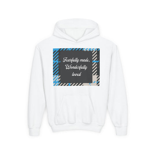 “Fearfully Made, Wonderfully Loved” Luxe Unisex Hoodie