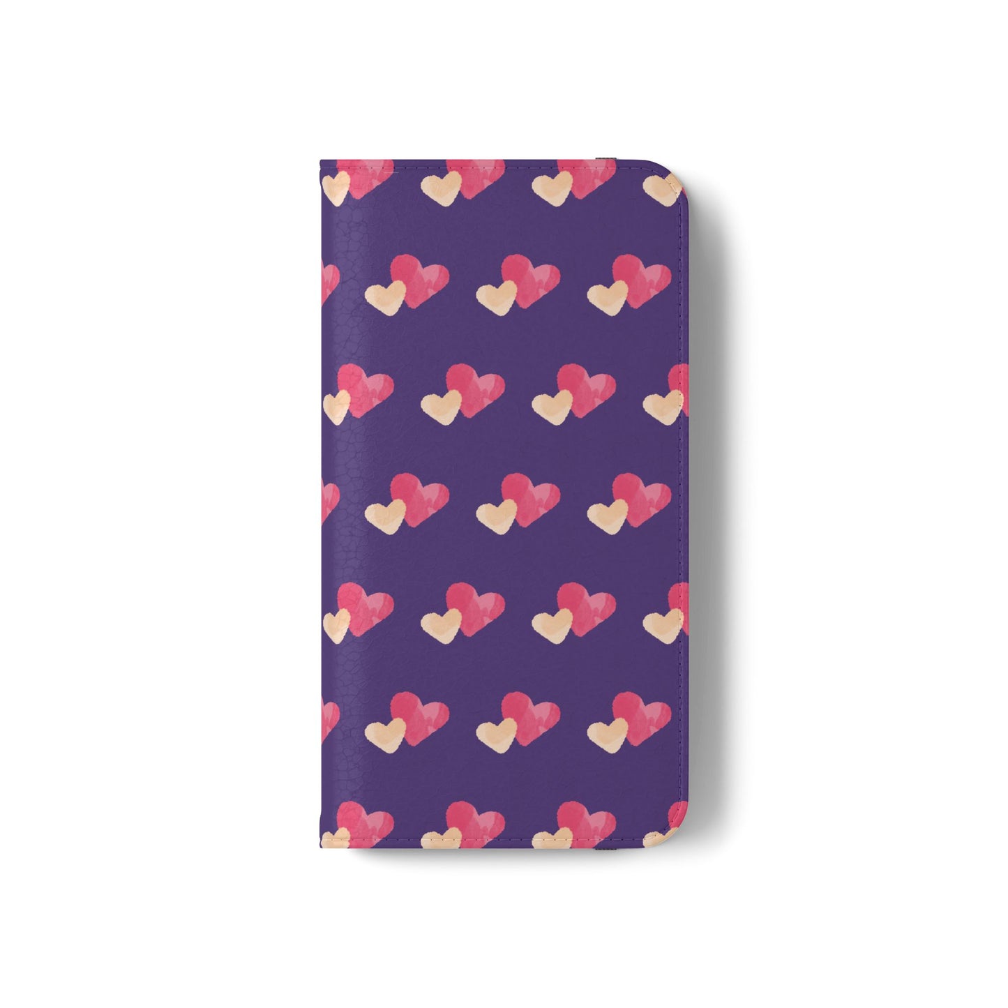 "Faith-Filled Hearts | Flip Phone Case – Purple"