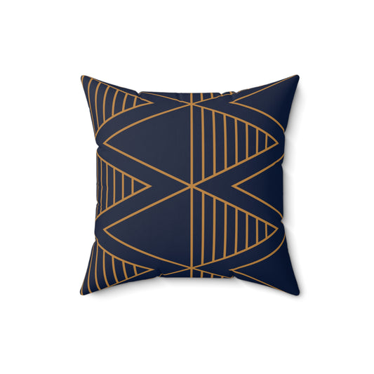Midnight Luxe X-Line Throw Pillow
