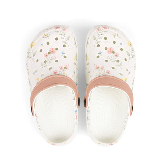 Bud Scatter Girls Clogs | Golden Unfurling