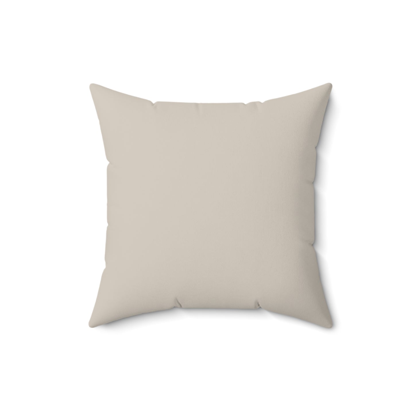 Frozen Echo Reversible Throw Pillow – Stone Beige Edition