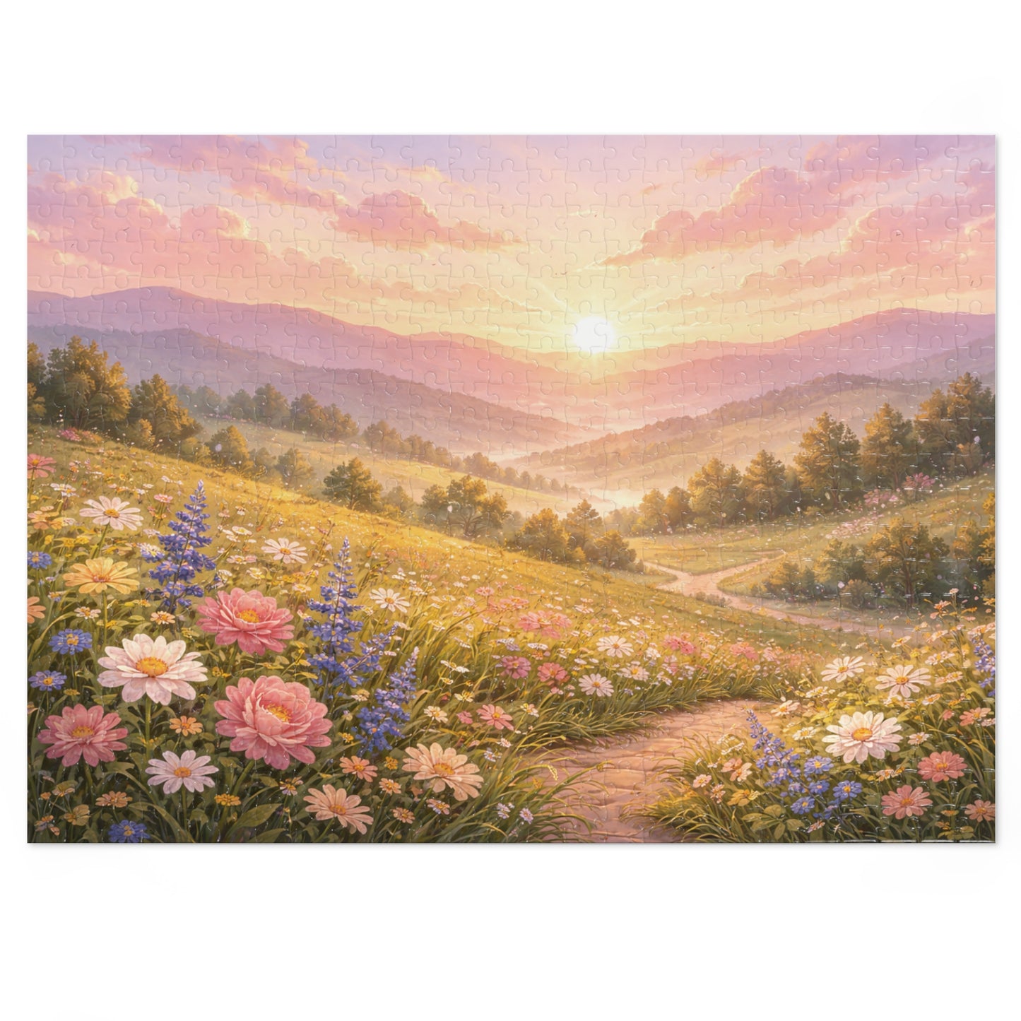 Dawn Over the Hills Puzzle